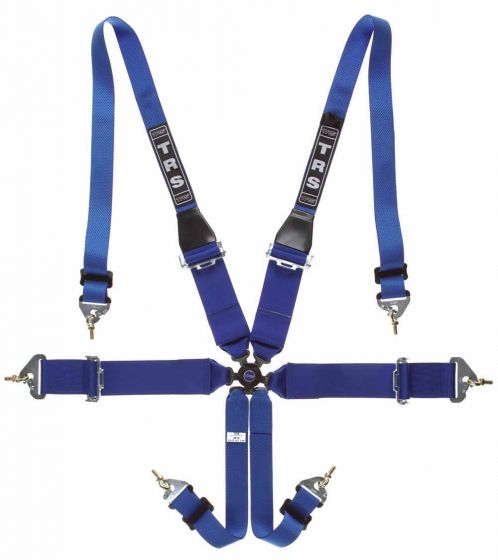 Magnum 6 Point FHR Only FIA Harness blue