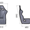 WRC Standard Seat Sizes